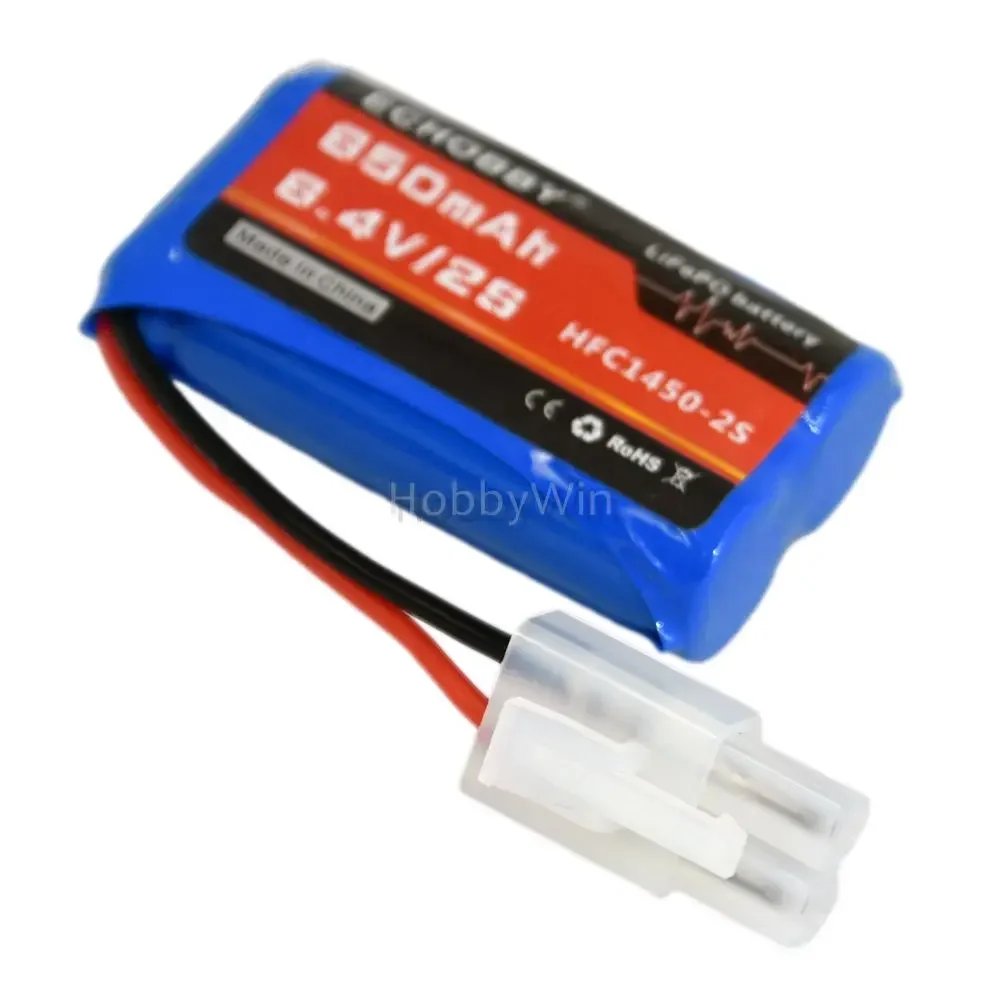 6.4V 2S 650mAh LiFe Battery KET-2P male plug for RC Car Truck Buggy Racing Speed Boat