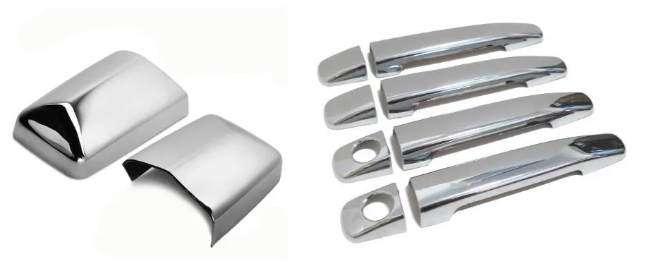 

Chrome Styling Door Side Mirror Cover (Left Hand Drive) and Door Handle Cover For Mercedes Benz W124 E Class