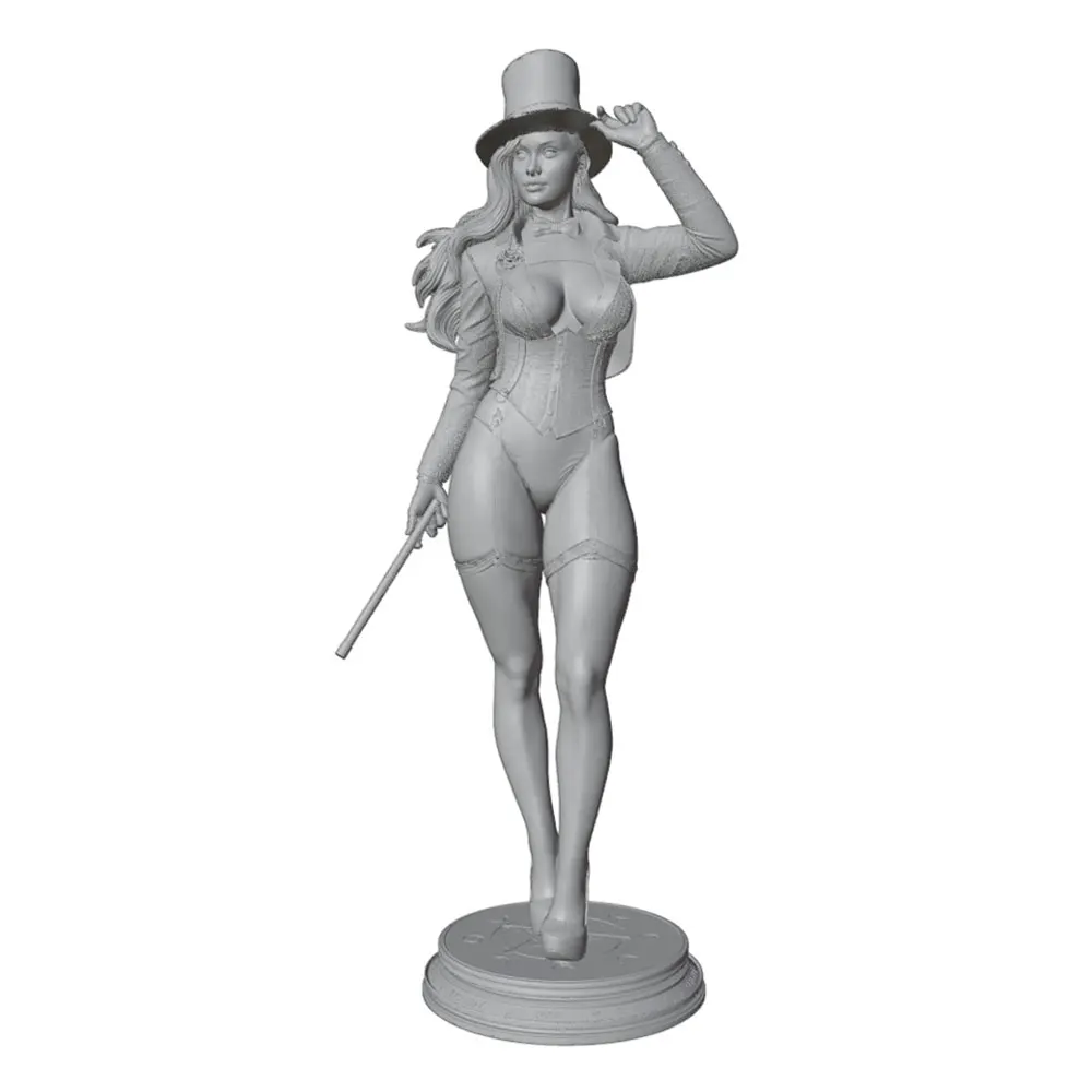 1/24/12/6 Desk ornament,Sexy girl resin model kit, mini 3D printed gray figure statue, unpainted,unassembled
