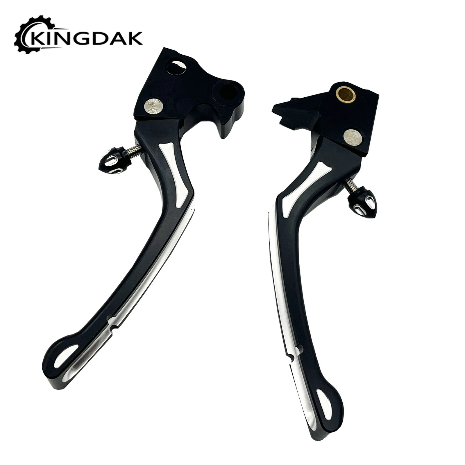 Motorcycle CNC Aluminum Regulator Brake Clutch Handle Levers Black For Harley Sportster XL883 XL1200 X48 2004-2013