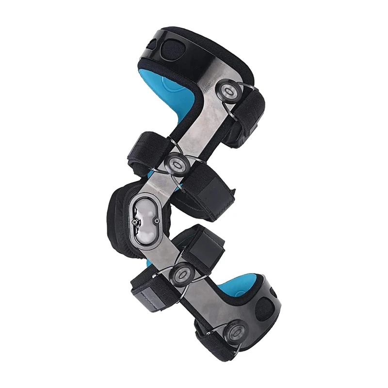 Functional Knee BraceLigament/Sports Injuries, Hinged ROM Orthopedic Knee Orthosis for Men & Women