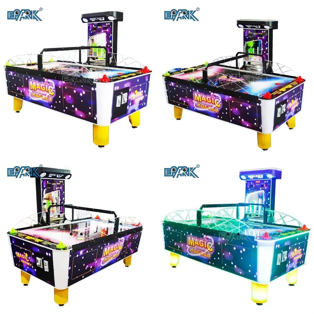 Automatic Out Balls Electronic Score Counter Air Hockey Table Game Machine Coin Operated Arcade for 2 Players with Metal