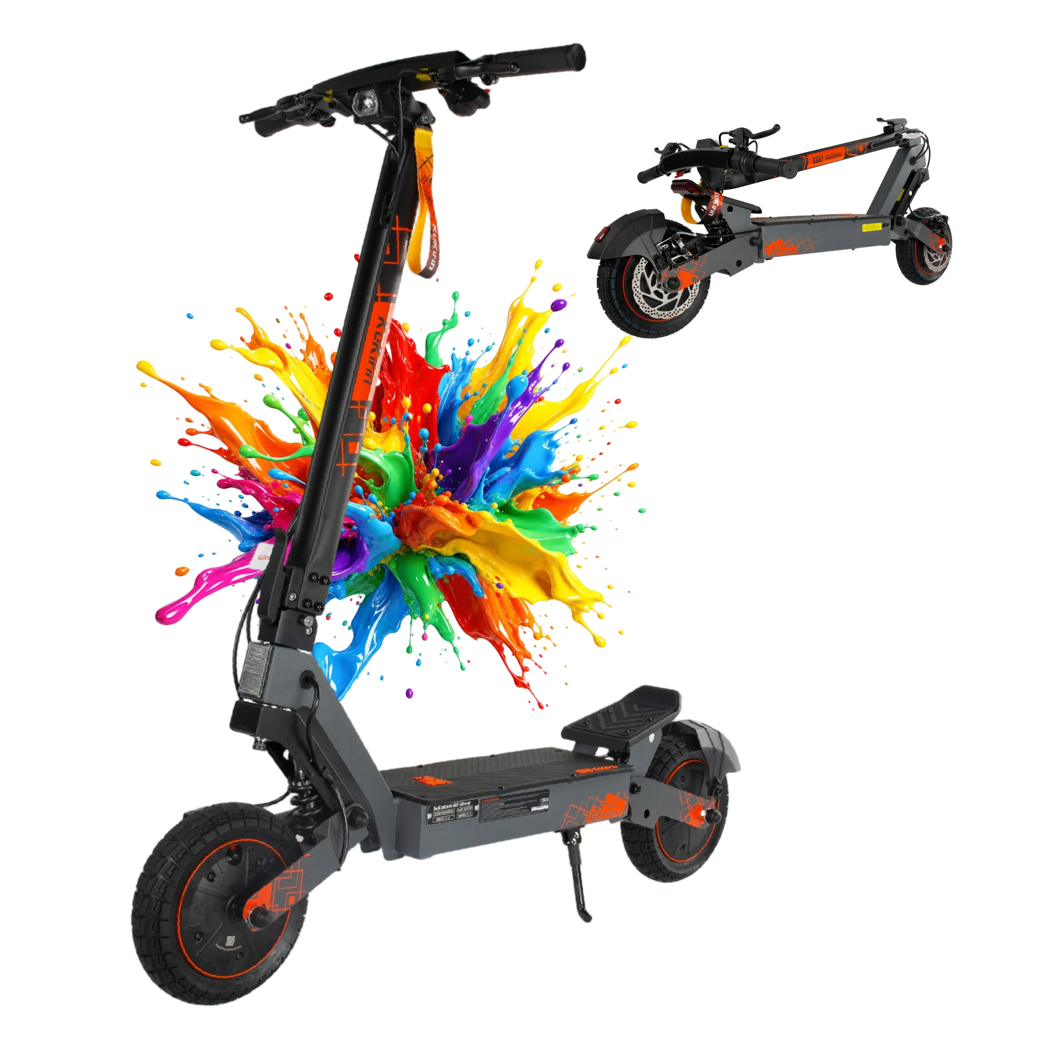 2026 KuKirin G2 Ultra Elektroroller, Direkt vom Hersteller, 50 km/h Höchstgeschwindigkeit, 55 km Reichweite, 800W*2 Motor, 48V18 Ah Akku, 10 Zoll Reifen, E-Scooter für Erwachsene