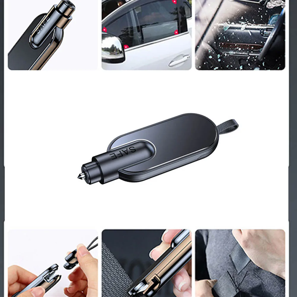 Mini Car multifunctional safety hammer car emergency glass window breaker seat belt cutter life saving escape car emergency tool