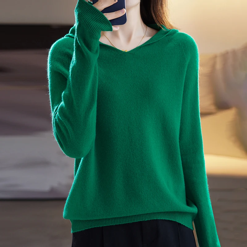 

Tailor Sheep Women Autumn Winter Pure Merino Wool Sweaters Turtleneck Knitted Pullovers Long Sleeve Hoodie Fashion Jumper