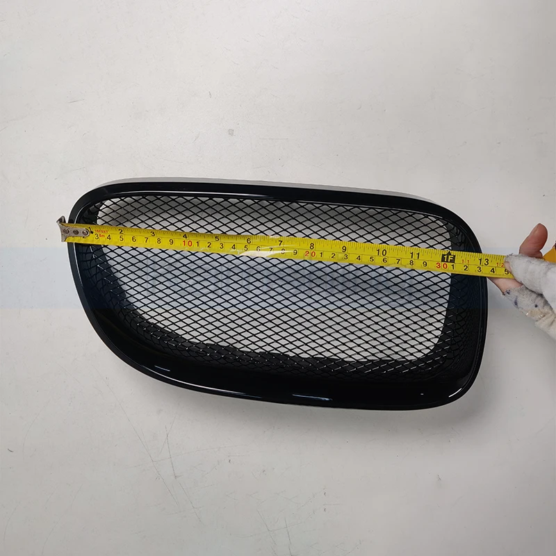 Kamshing Front Bumper Grille Mask Radiator Grill For BMW E92 E93 2006-2013 Modified Hollow Honeycomb Racing Grills Glossy Black