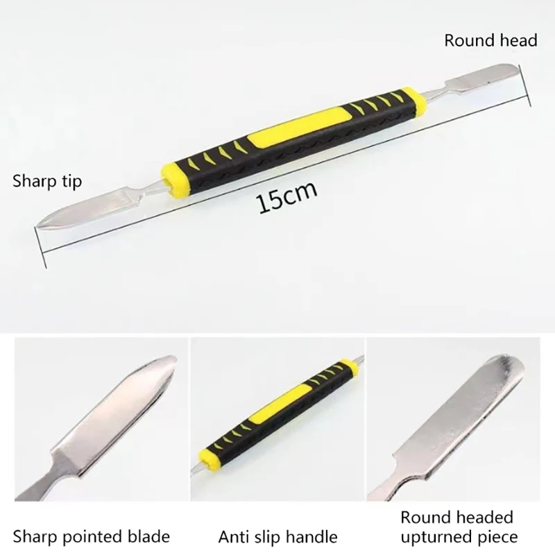 5 ชิ้นโลหะ Spudger ถอด Crowbar ซ่อมโทรศัพท์เครื่องมือวางสําหรับซ่อมอิเล็กทรอนิกส์