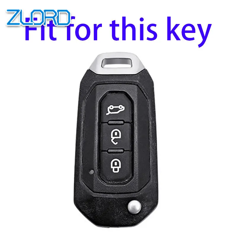 Leather TPU Car Flip Key Cover Case for Ford Fusion Fiesta Escort Mondeo Everest Ranger Bag Holder Protector Shell Fob Keychain