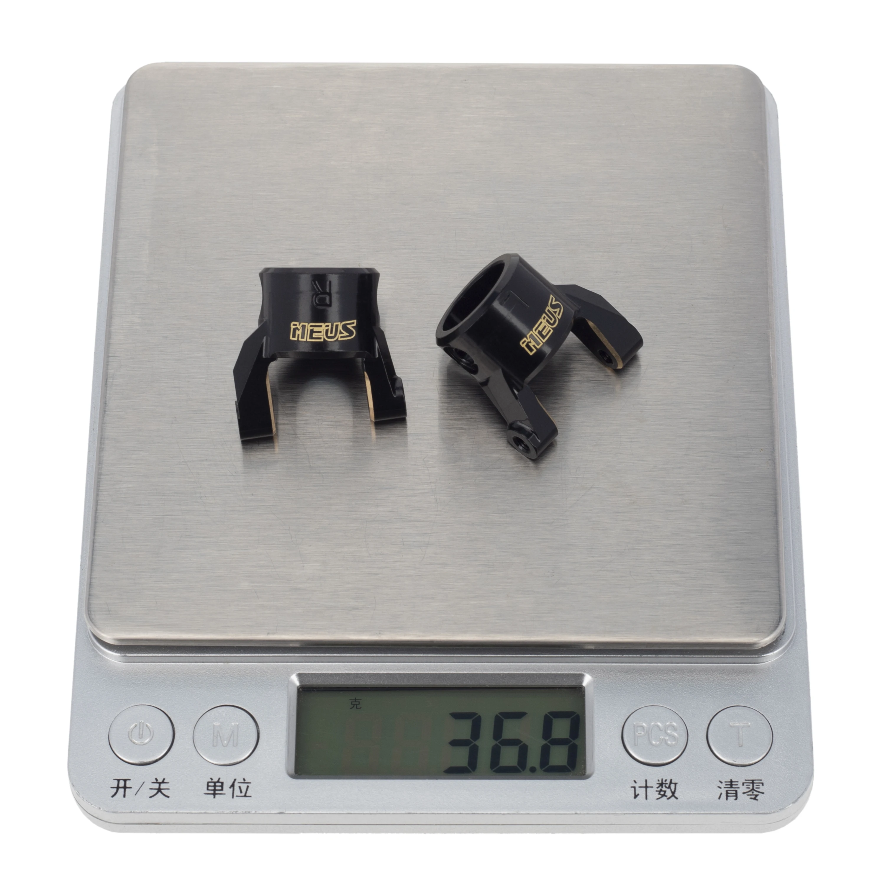 MEUS Racing SCX10 Pro Brass C-Hub Carriers L/R Heavy Weight Compatible For Axial 1/10 SCX10 PRO Upgrades