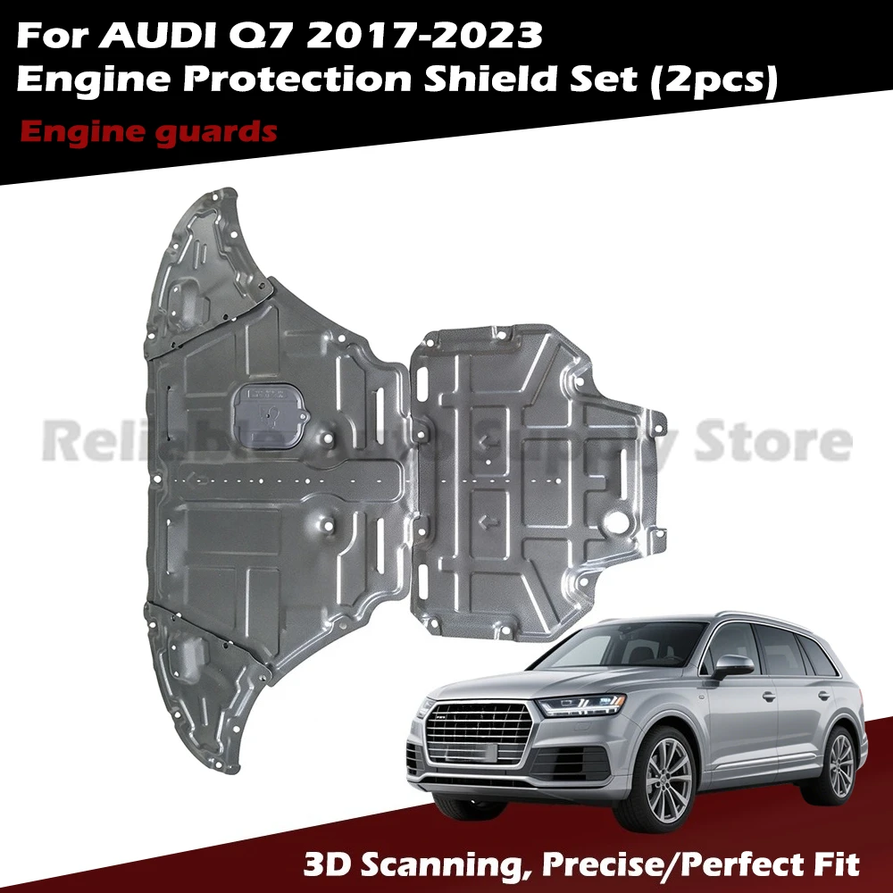 

Precision Engineered Underbody Guard Engine Shield for Audi Q7 2017-2023 - 3D Scanned for Exact Fitment - Flawless Integration