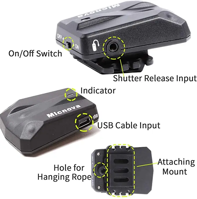 SEVENOAK GPS-N Camera GPS Tracker Receiver Navigation for Nikon DSLR to Record Latitude Longitude Altitude and UTC Accessories