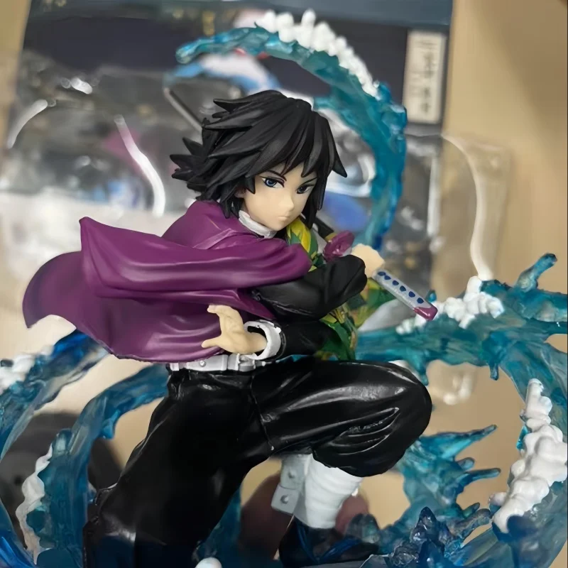 

In Stock 17cm Demon Slayer Zero Tomioka Giyuu Anime Action Figure PVC Collection Model Toy Desktop Ornament Kimetsu No Yaiba Toy