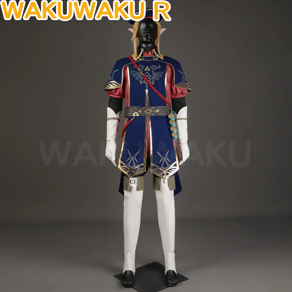 

Linkk Princess Cosplay Costume Game Cosplay【XS-3XL】WakuWaku-R Men Royal Guard Suit Princess Linkk Cosplay Props Plus Size