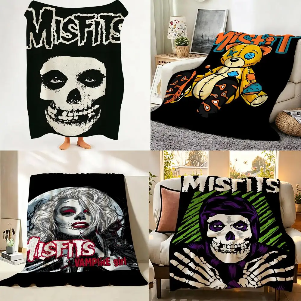 Drama M-Misfits H-Hot Throw Flannel Throw Blanket Suitable for Sofa、Living Room、Bedroom