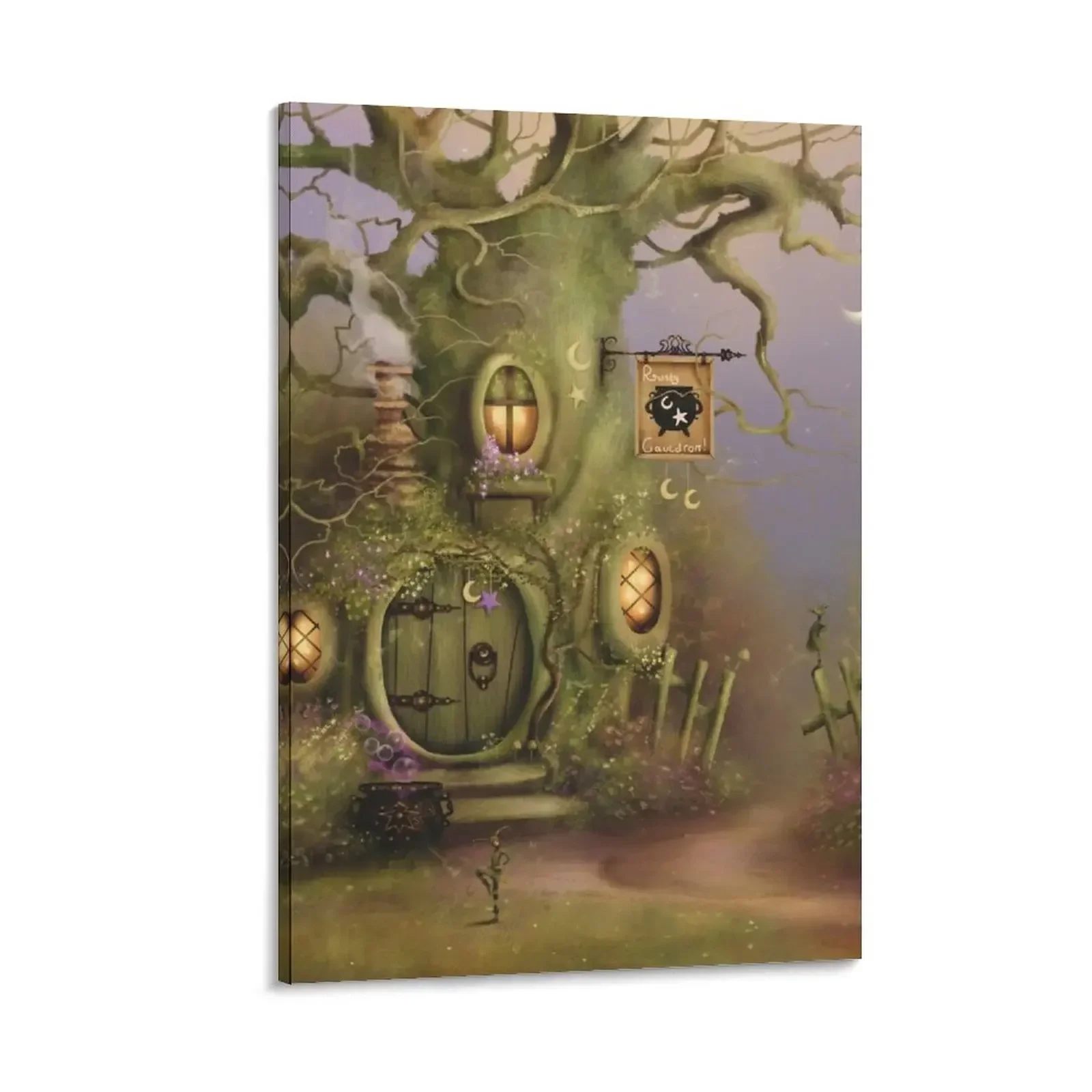 

The Rusty Cauldron "The one-stop-shop for charms and curses" Canvas Painting Paintings on the wall bedroom decoration