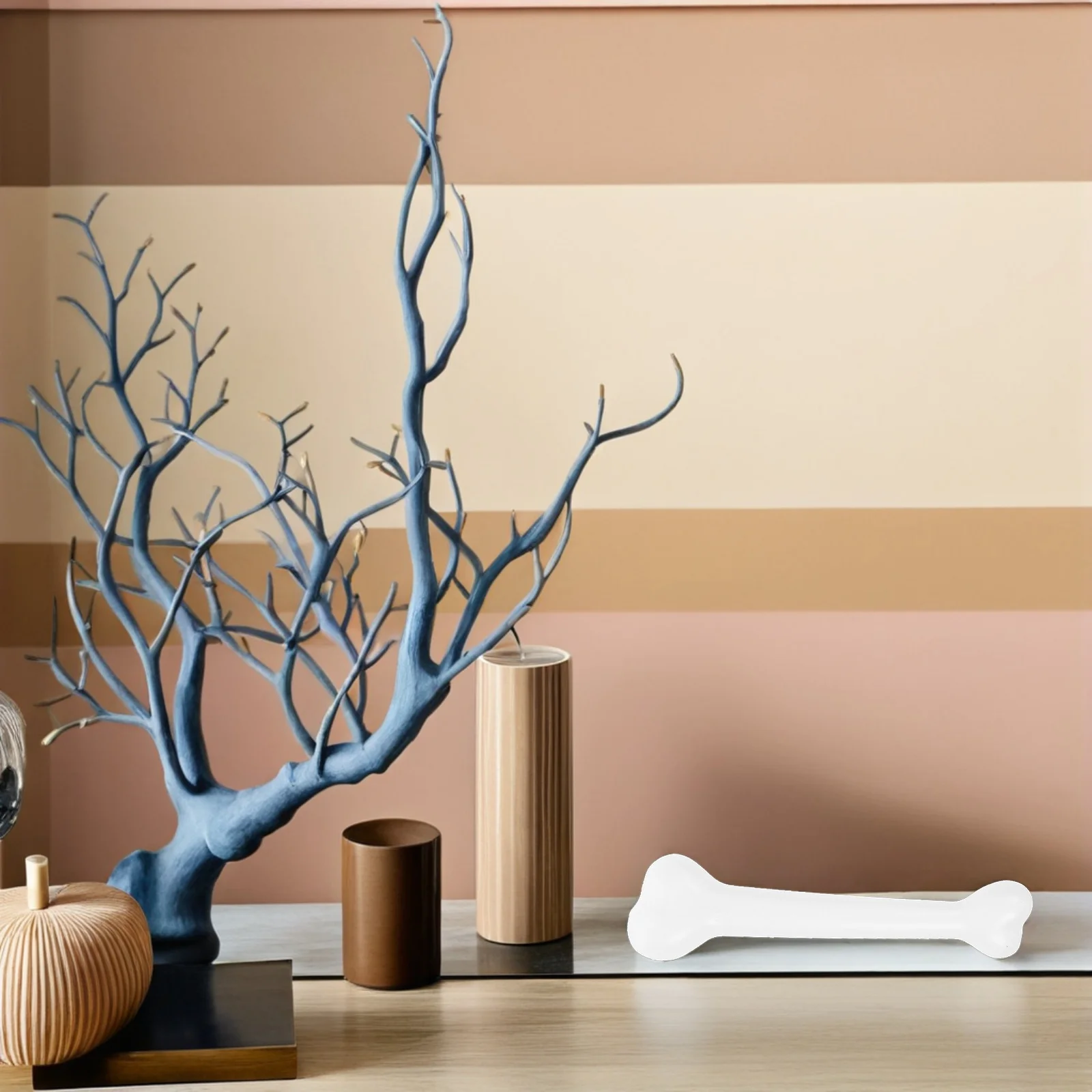 4 szt. Realistyczne rekwizyty kości na Halloween, plastikowe akcesoria, kostiumy, materiały do rękodzieła dla dzieci i dorosłych