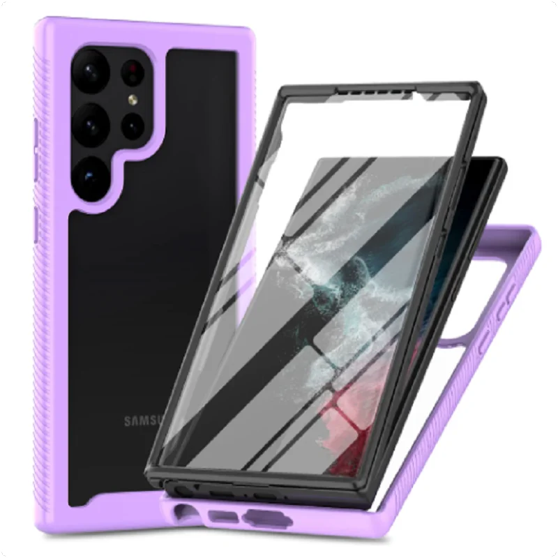 S26 Ultra S25 S24 S23 Coque Voor Samsung Galaxy S20 FE 5G Crystal Case Scherm 360 Bescherm Shell Samsung S23 Plus S 24 FE 25 26