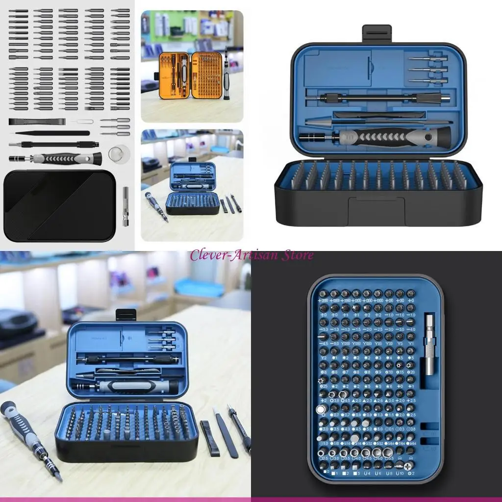 

E06B 130 в 1 Набор прецизионных отверток DIY Набор инструментов для ремонта Профессиональный набор магнитных драйверов для