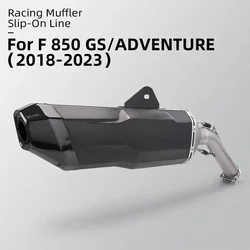 For F750GS F850GS F750 GS 2018 2019 2020 Modified Escape Muffler Enhance Motorcycle Exhaust Middle Link Pipe Catalyst Delete