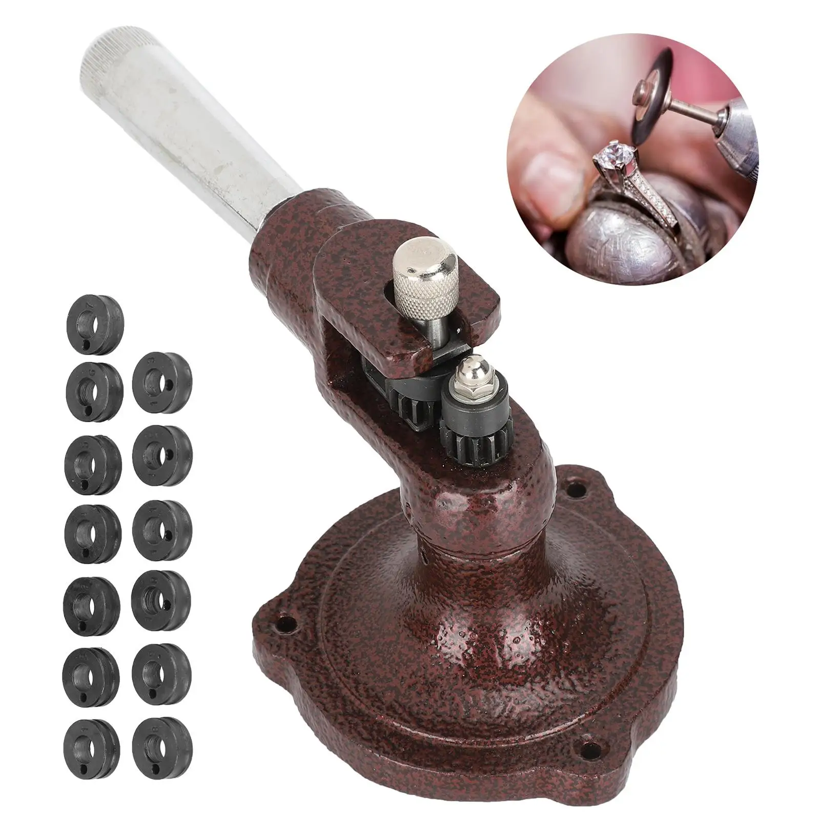 Imagem -02 - Ring Bender For Ring Repairing Enlarger Size Adjustment Tool Jewelry Findings Acessórios Iron Craft Measuring