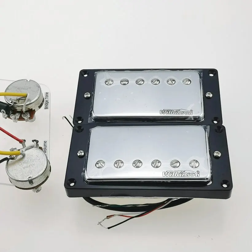 

Звукосниматели Wilkinson Humbucker Ceramics для электрогитары с комплектом проводки
