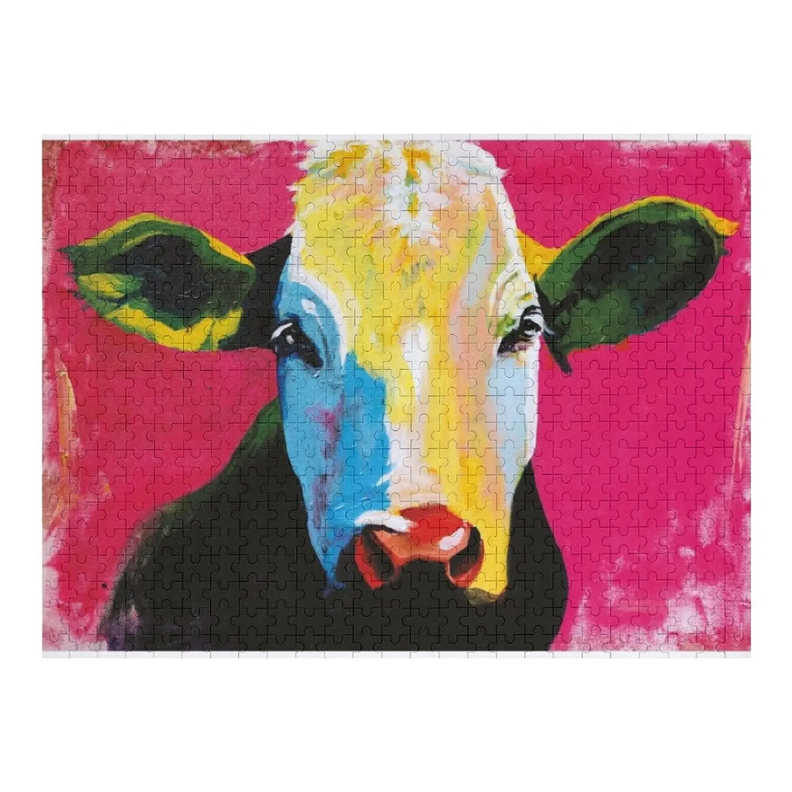 

Cow portrait Jigsaw Puzzle Jigsaw For Kids Personalized Photo Gift Customizeds For Kids Customized Picture Puzzle