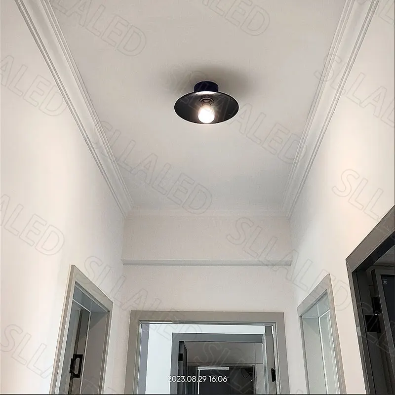 UFO Metal Lampshade Industrial Style Vintage Hanging Chandeliers Lamp Shade Classical European Home Commercial Decoration