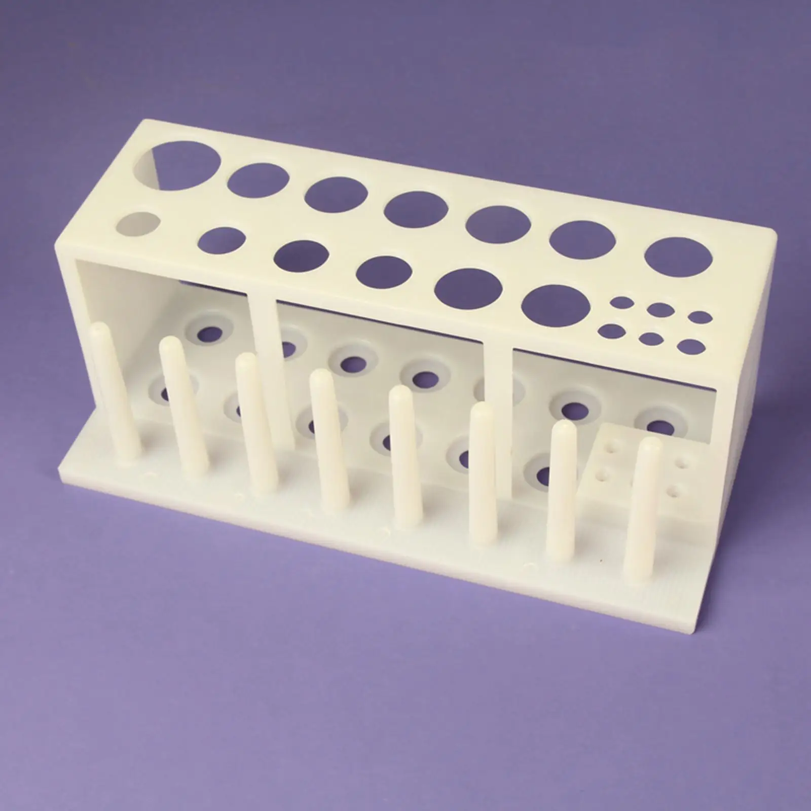Science Test Tube Stand 19 Holes Multipurpose Centrifuge Tube Holder for DIY Science Sample Collection Sampling Tube Storage