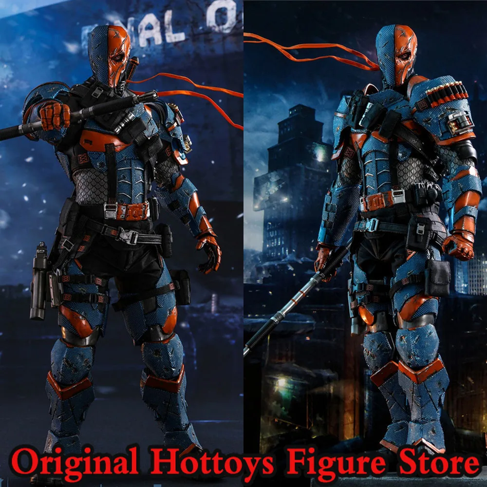 

HOTTOYS HT VGM30 1/6 Male Soldier Deathstroke Batman：Arkham Origins DC Comics Fighting Master Full Set 12'' Action Figure Toys