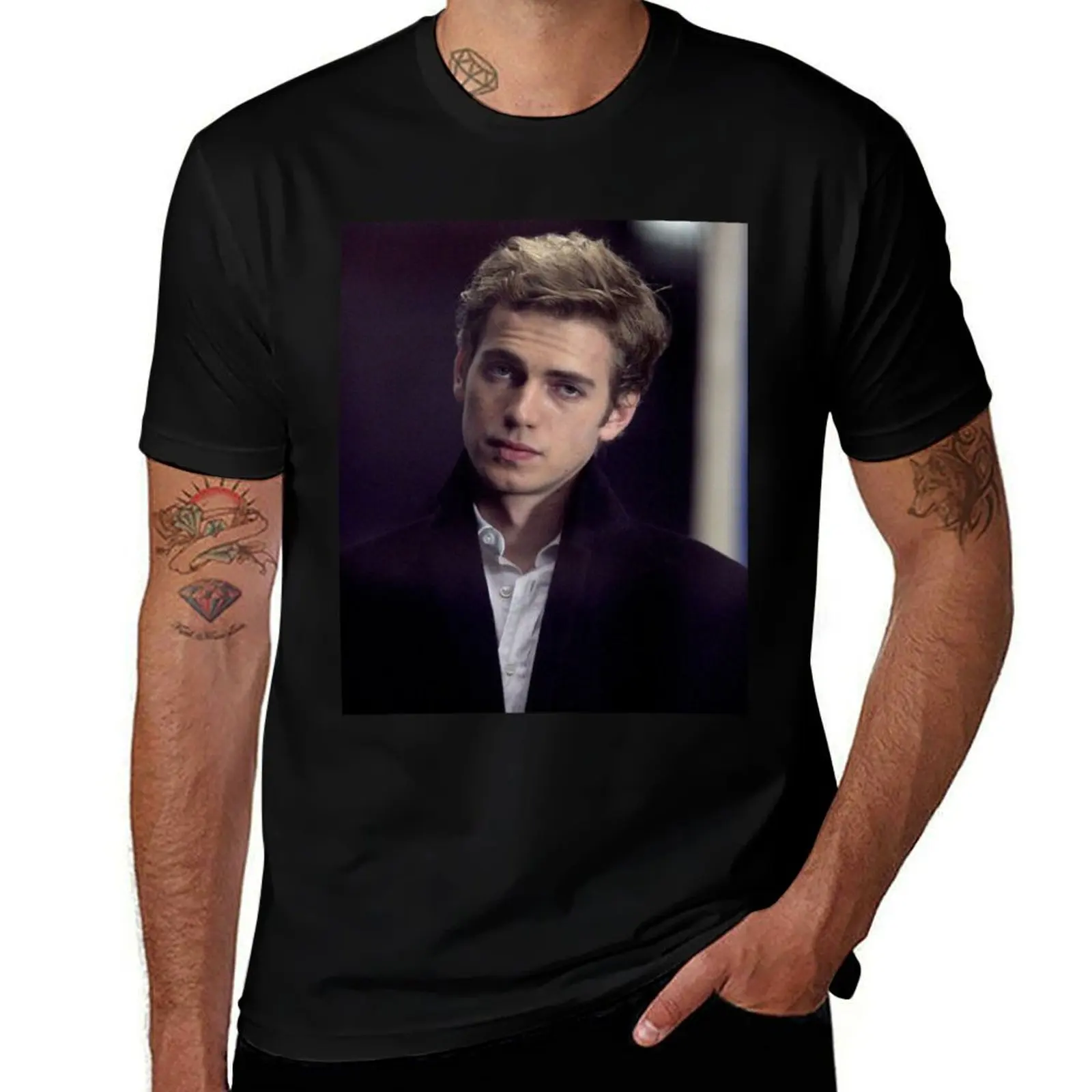 

Hayden Christensen T-Shirt Functional Casual Short Sleeve Tee
