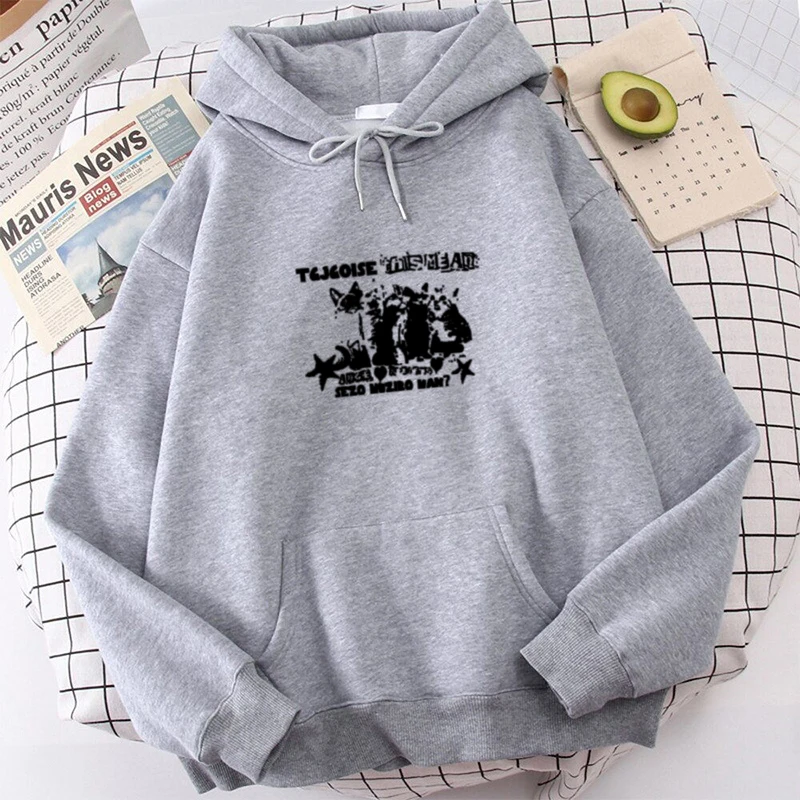 Retro Design Men's Women's Winter Long Sleeved Hoodie Trendy Loose Casual Plus Size Hoodie Streetwear Comfortable Neutral Top