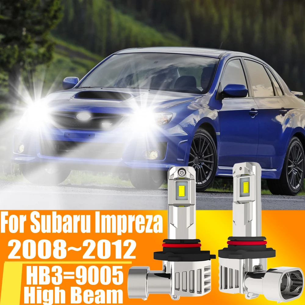 

2x HB3 9005 Led Headlight Canbu Car Bulb High Power 6000K Xenon White Light Moto Diode Lamp 12v 55w For Subaru Impreza 2008~2012