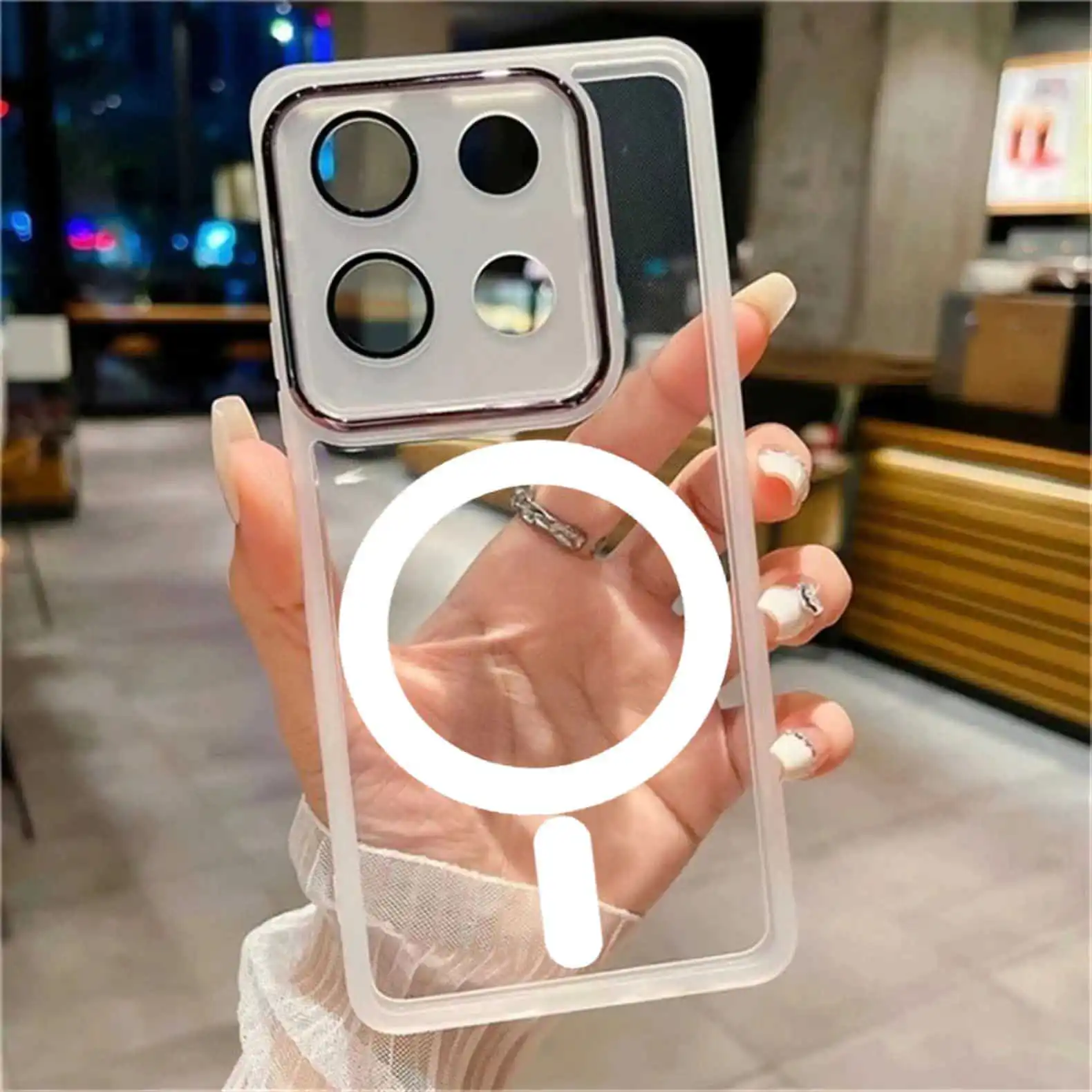 Original for Infinix Note 40 Pro 5G Silicone Soft Shell for infinix Note 30/40 Pro/ Pro Plus 4G/5G Circle pattern