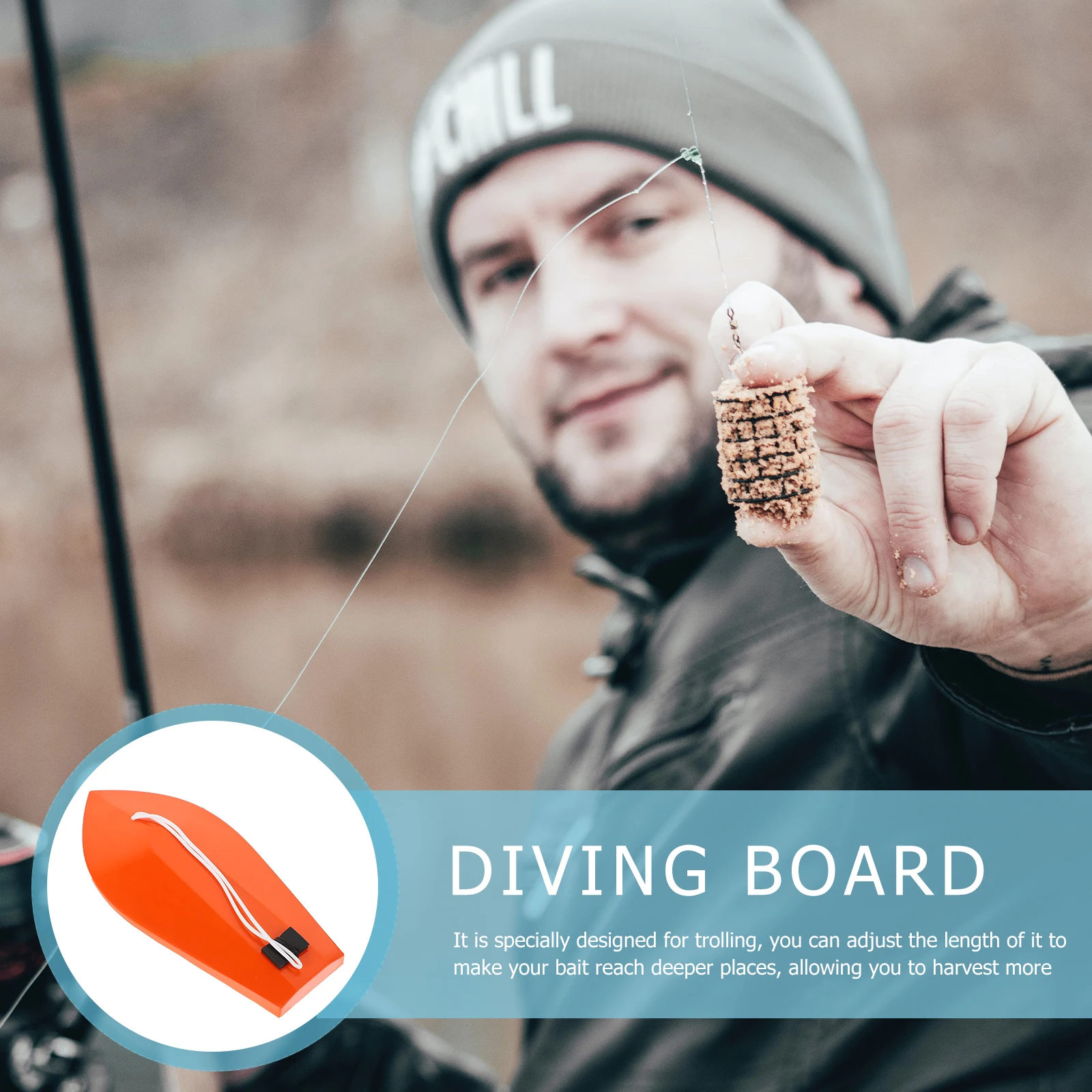 

Plastic Diving Board Planer Dive Board Fishing Trolling Board Artificial Bait Diving Board Planer Trolling Diving Board