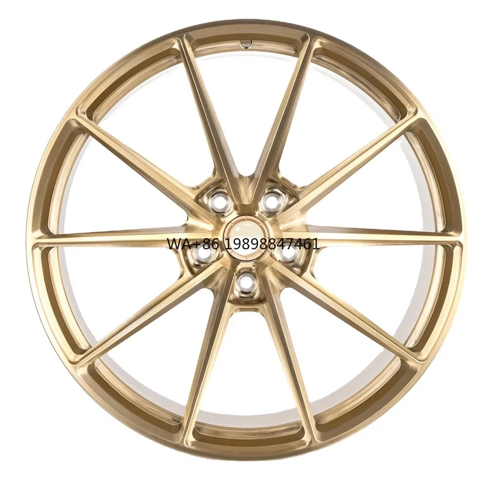 

Custom Alloy Forged Gold Rims Te37 15-24 Inch 5x114.3 5x127 5x112 Monoblock Silver Polishing Wheels for Passenger Car Wheels