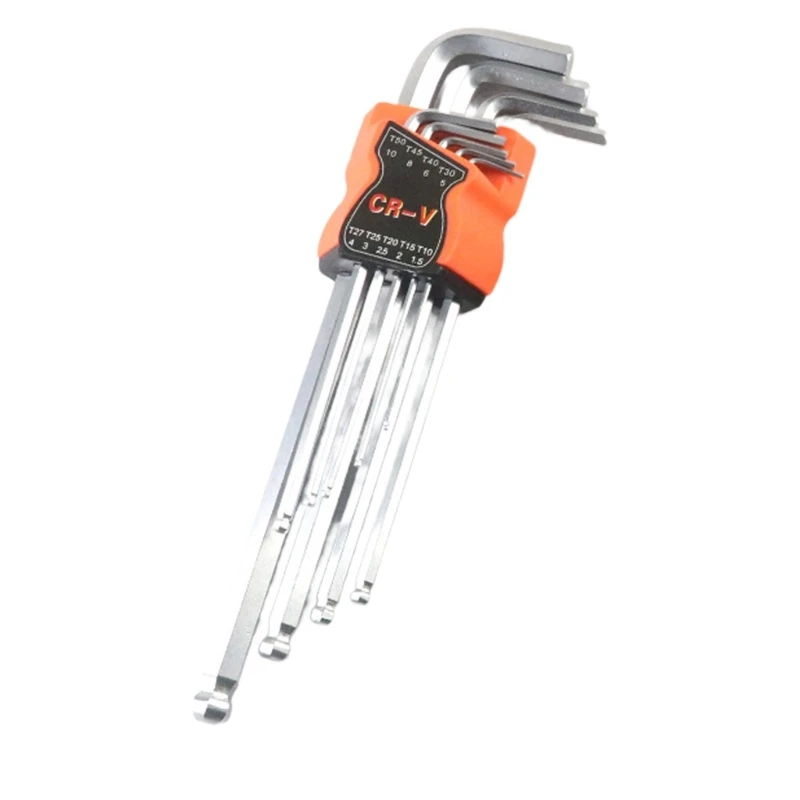 

Y3NB Multipurpose L Type Wrench Set With Extended Handles For Tight Space Repairs And Assembly