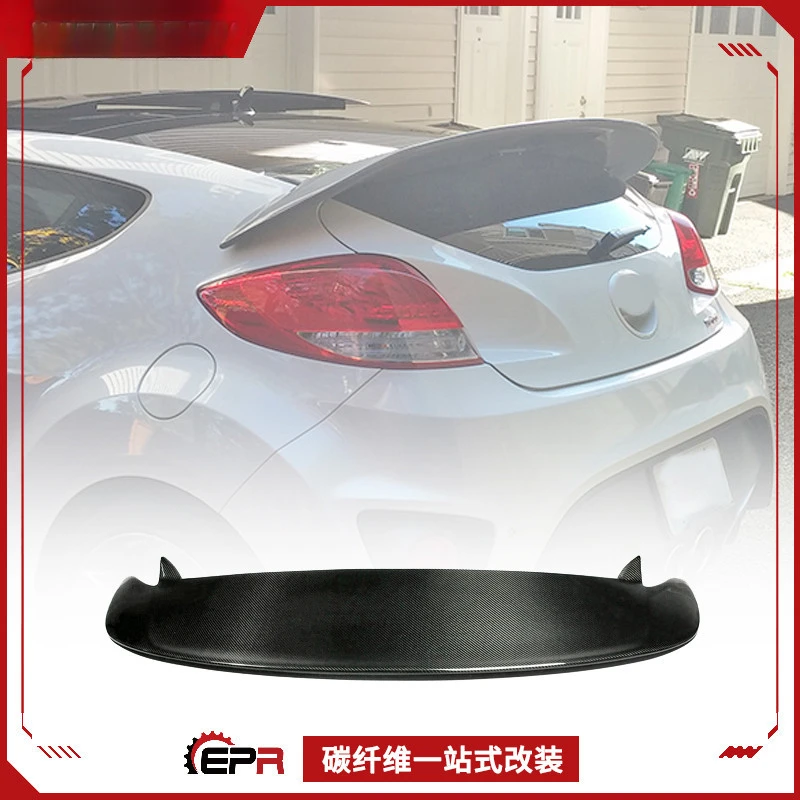 

Персонализированный спойлер из углеродного волокна для Hyundai Veloster D Style - часть модификации крыла с хвостом демона