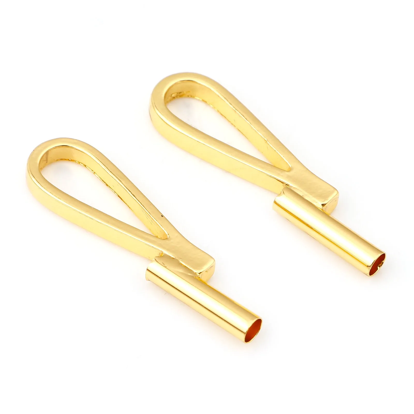 10PCs Brosche Konverter Für Ändern Broschen Pins Zu Anhänger Kupfer Erkenntnisse Drop Multicolor Charms Metall DIY Schmuck Finden – Detail 2