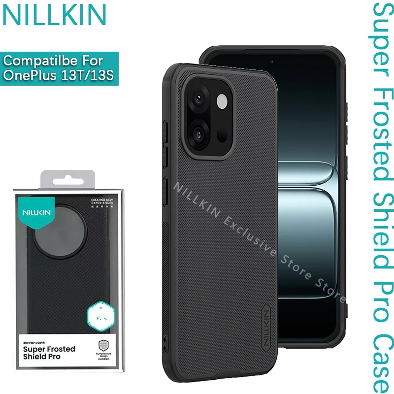 

Чехол Nillkin для OnePlus 13T, чехол Super Frosted Shield Pro, жесткий противоударный чехол для телефона, защитный чехол для OnePlus 13S 5G