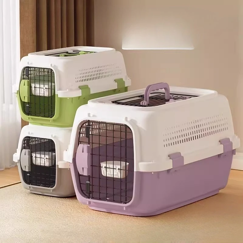 

Переноска для кошек, одобренная авиакомпаниями - портативная сумка для путешествий с кошками и маленькими собаками, ручная переноска для кабины с вентиляцией