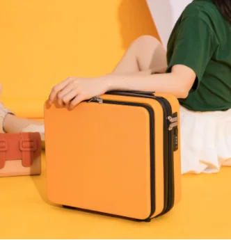 

Front-opening mini tool suitcase front carry-on suitcase hand-held small cosmetic bag business Luggage