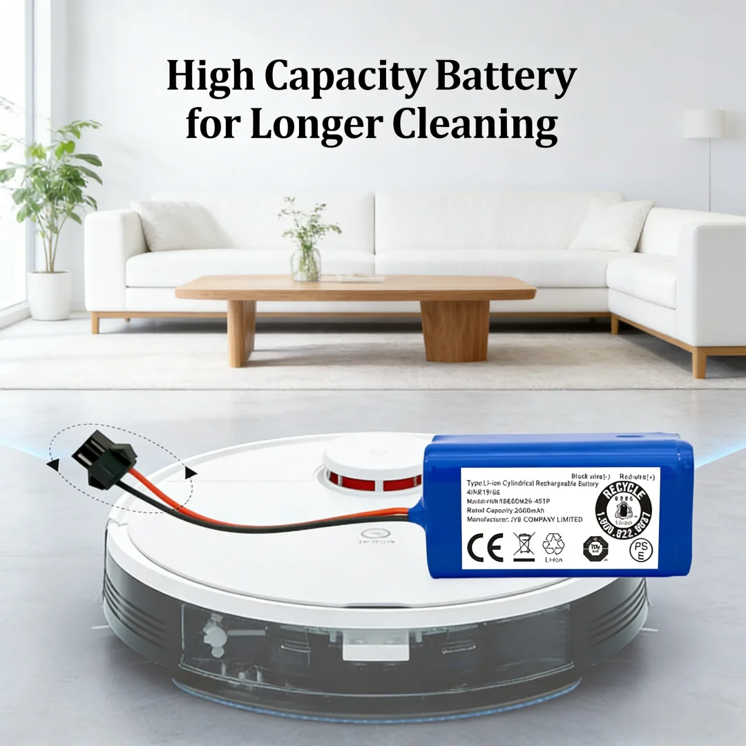 Новый сменный аккумулятор 14,4 В, 2800 мАч для Ecovacs Deebot N79S N79 DN622 Eufy RoboVac 11 11S 12 15C, мощность робота-пылесоса Новый сменный аккумулятор 14,4 В, 2800 мАч для Ecovacs Deebot N79S N79 DN622 Eufy RoboVac 11 11S 12 15C, мощность робота-пылесоса