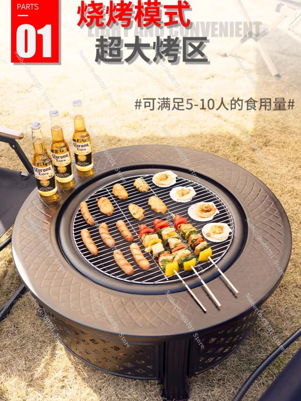 Stove Tea Cooking Home Indoor Thermos Bottle Outdoor Charcoal Stove Barbecue Oven