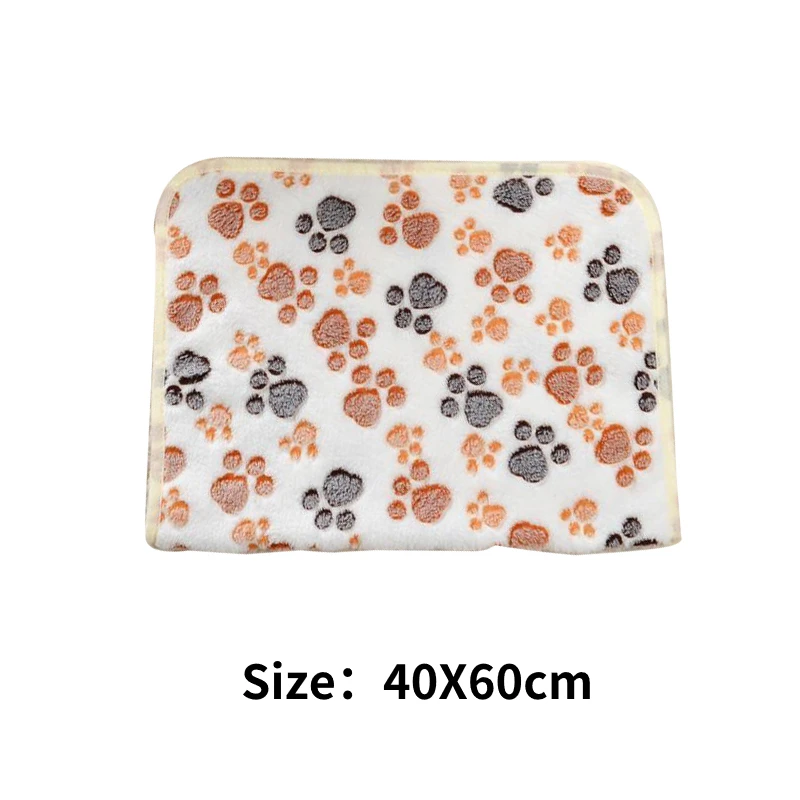 40X60CM Pet Blanket Winter Warm Dog Blanket Cute Warm and Comfortable Cat and Dog Cushion Blanket Pet Supplies