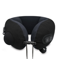 Type Inflatable Shiatsu Massager Electric Vibration Back Kneading Neck Massager with Hoodie Pillow