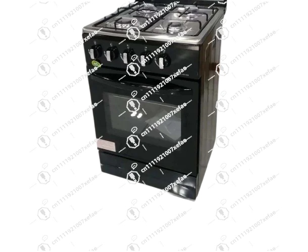 New Electric Gas Cooker with 4 Burners and Convection Oven for Kitchen Barbecue Function for Domestic Use