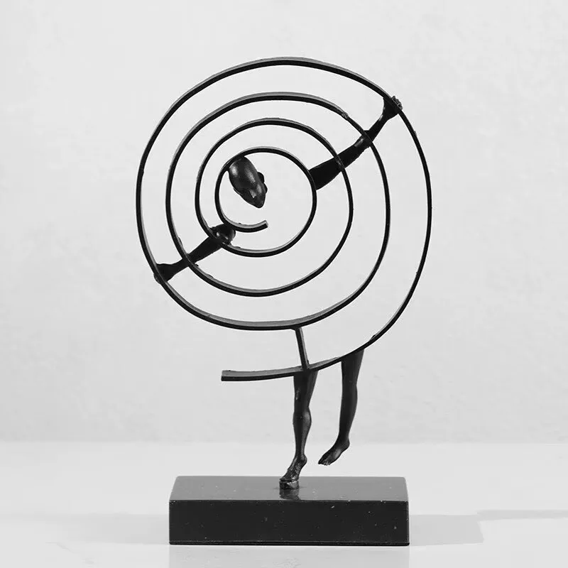 

Современное украшение комнаты, абстрактные фигуры, скульптуры, металлические фигуры, художественные украшения, мебель для дома, гостиная, ТВ-шкафы, украшение