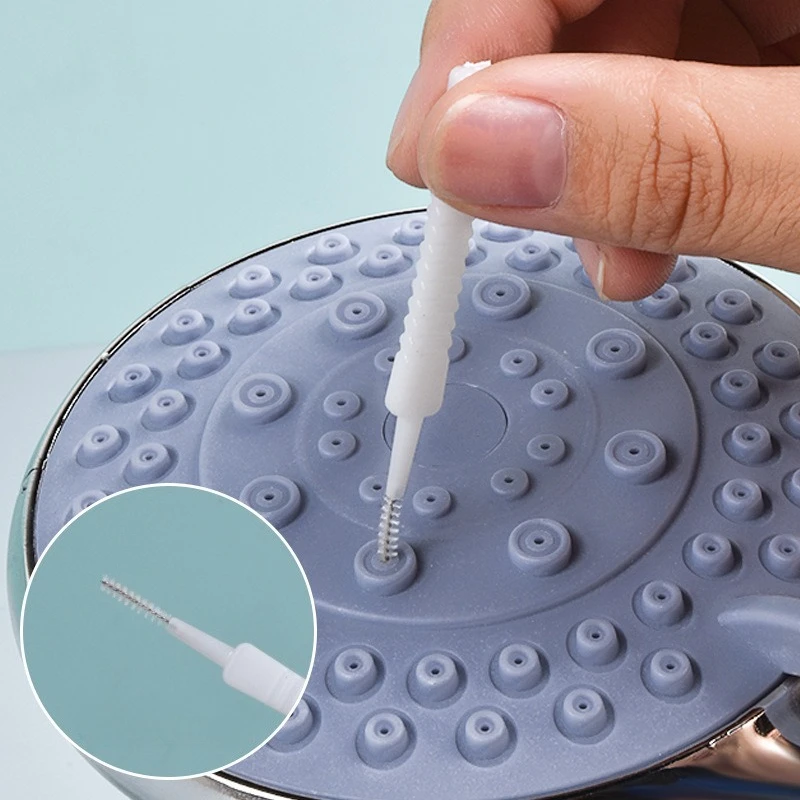 20PCS Home multifunctional mini brush Clean and unclog the small brush Cleaning brush for shower gap hole Bathroom accessories