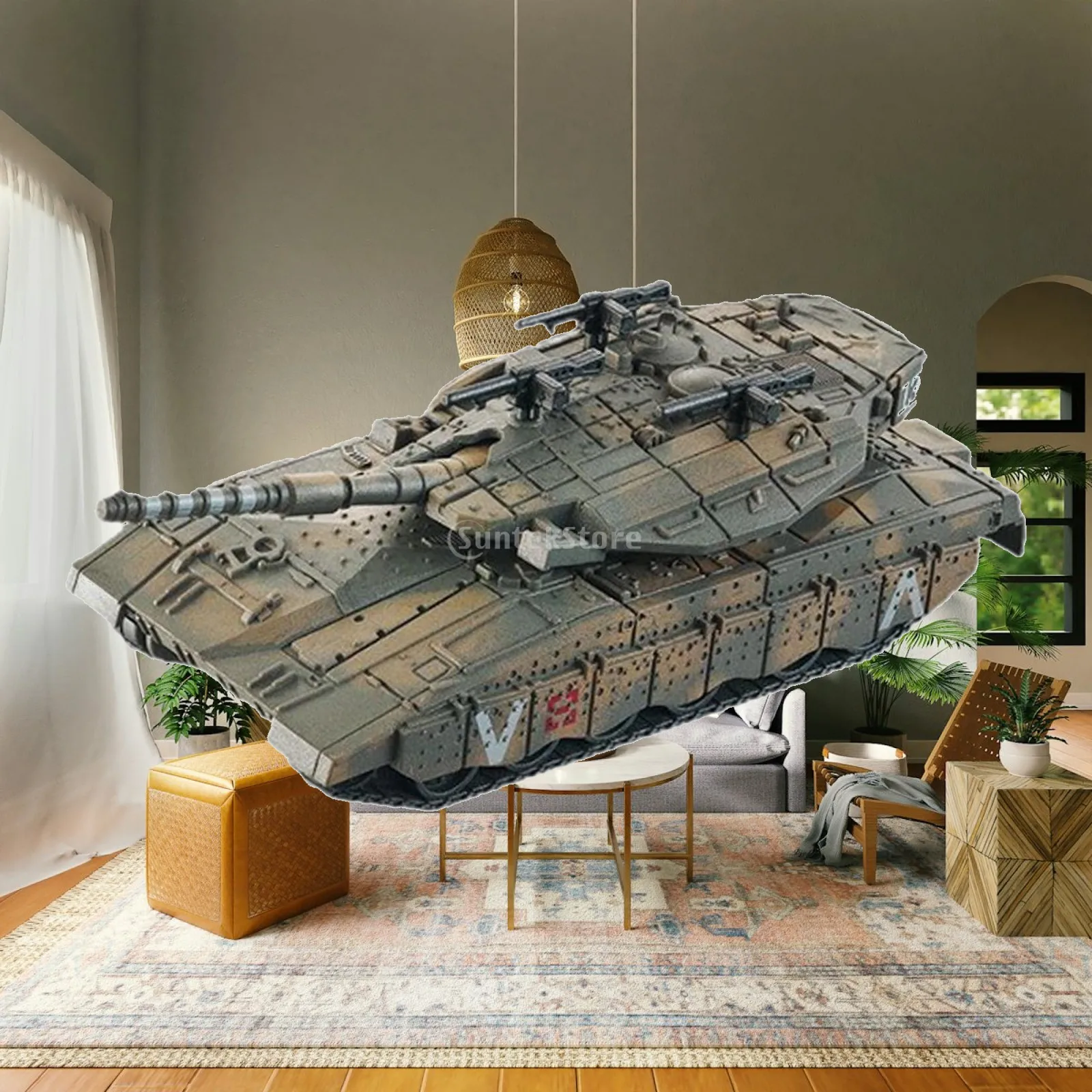 Model Tank Kit Construction Toy for Adults Realistic Design Self Assembly Educational Hobby Craft
