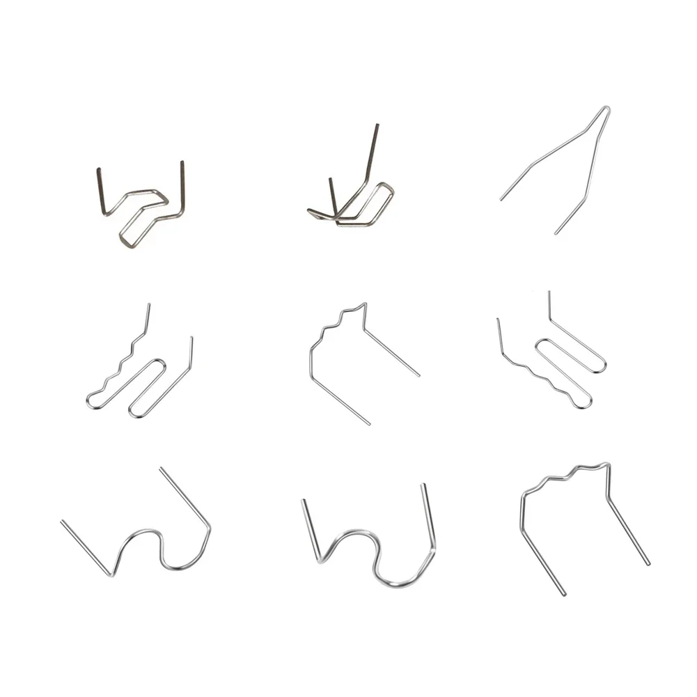 100 sztuk 0.6/0.8mm gorące zszywki ze stali nierdzewnej A/B/C/D/E/F/G/H/I do zderzaka samochodowego plastikowa spawarka zestaw narzędzi do naprawy